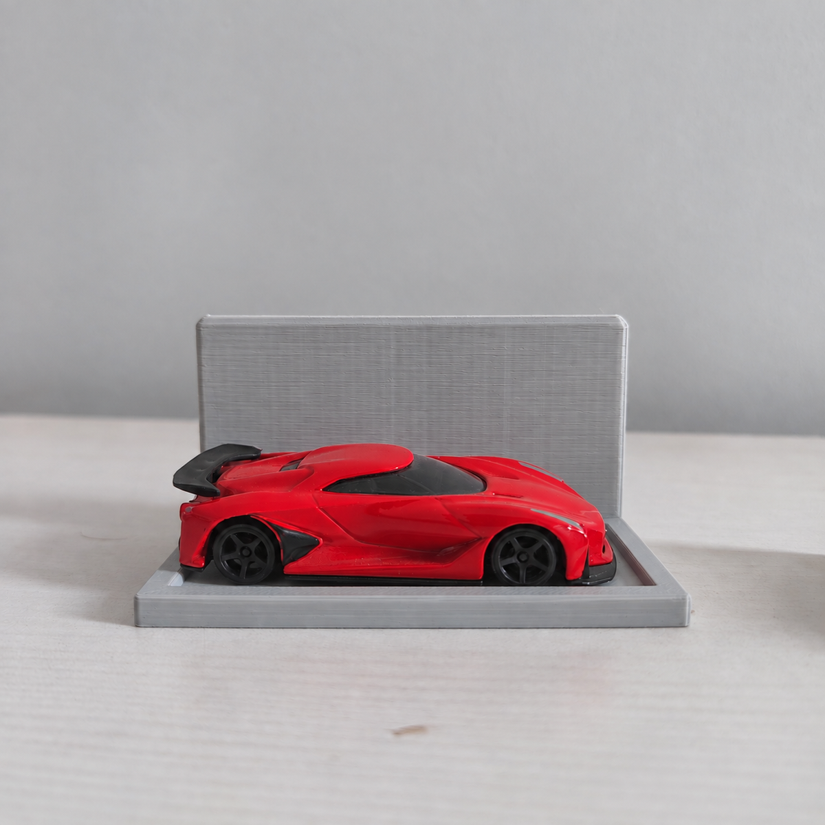 L Shaped Hotwheels Stand - 3D Printed Wall Mount Showcase