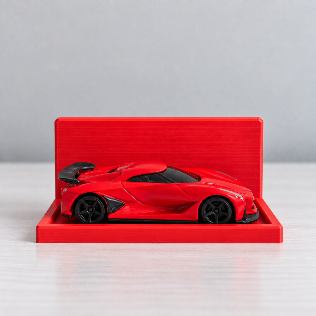 L Shaped Hotwheels Stand - 3D Printed Wall Mount Showcase